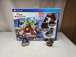 Disney Infinity 2.0 Marvel Starter Pack Open Box W/ Bonus Cap America & Rocket - Bild 1 von 11