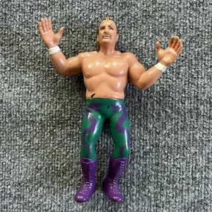 Jake the Snake Roberts Action Figure Vintage LJN WWF Wrestling Rubber 1980's - Picture 1 of 13