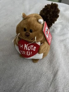Ganz Squirrel Heart Beanbag Stuffed Plush (Only A Few Out There) - Picture 1 of 3