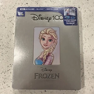 Frozen 100th Anniversary Steelbook (4K UHD+Blu-ray+Digital) Factory Sealed - Picture 1 of 2