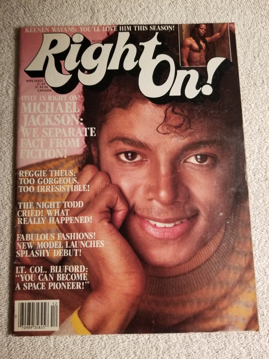 マイケルジャクソン　海外雑誌　RIGHT ON 1984-1985 RIGHT ON super special presents MICHAEL JACKSON
