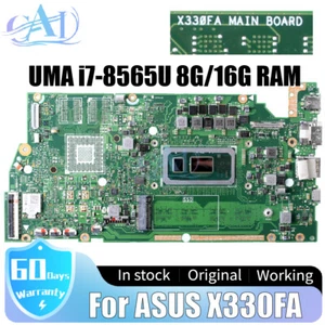 X330FA Mainboard For ASUS X330FA X330FN X330FL S330F I330F Laptop Motherboard I7 - Afbeelding 1 van 11
