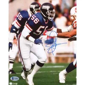 Foto 8x10 firmata a mano Lawrence Taylor New York Giants BAS COA autografo LT - Foto 1 di 2