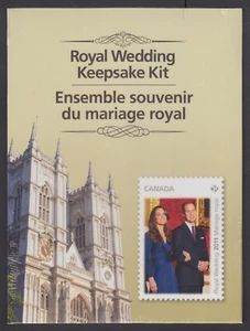 CANADA SEALED THEMATIC COLLECTION # 167 ROYAL WEDDING KEEPSAKE KIT - Picture 1 of 2