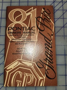 1981 Pontiac Owners Manual Grand Prix - Picture 1 of 1