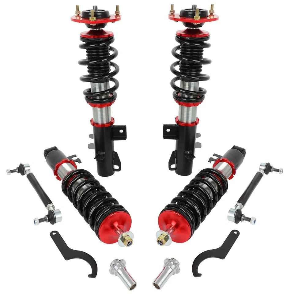 For 2007-2013 Mini Cooper Adj Height Coilovers Strut Shocks Suspension Kits 4pcs - Изображение 1 из 4