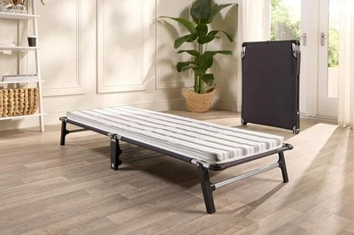 JAY-BE Deluxe Folding Guest Bed Sofa Fold Up Compact With Breathable Mattress Furniture