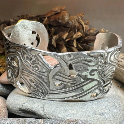 Brazalete Brazalete Celta Azul Escocés Irlandés Irlanda Regalo Peltre Foto 1 de 4