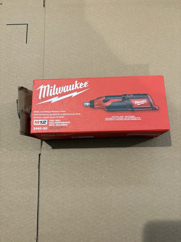 New Milwaukee 2460-20 M12 12V Cordless Rotary 1/8” Bare Tool Only OEM Genuine - Image 1 of 3