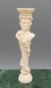 Vintage Antique Victorian Figural Pedestal Stand Dollhouse Miniature 1:12 - Imagen 1 de 13