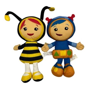 LOT Of 2 Mattel Nickelodeon Team Umizoomi Plush Bumblebee & Geo 9” Toy 2012 - Picture 1 of 10