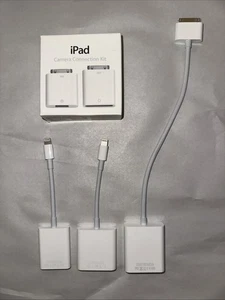 Authentic Apple Lightning A1619 A1368 A1595 bundled W/ Camera Kit - Picture 1 of 4