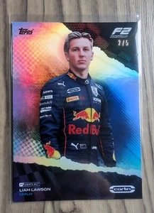 2022 Topps F1 Lights Out - Liam Lawson 2/5 - Rainbow Parallel - Formula 1 Card - Picture 1 of 3