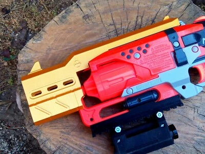 Blasters3D Proctor Barrel Mod for Nerf Zombie Strike HammerShot - Slide On - Image 1 of 4