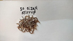 50 EASY SPIN estribo estilo HECHA DE NÍQUEL #4 EE. UU. Plataforma de gusano Arnés Hacer hilanderos - Imagen 1 de 2