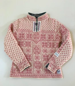Dale Of Norway Olympic Sweater Women's Small Pink Special Edition Peace FLAWS - Bild 1 von 14