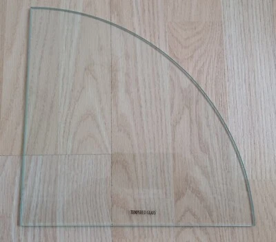 Ricambio in vetro singolo per mensola angolare 25 cm - Immagine 1 di 3