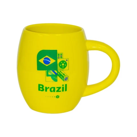 FIFA World Cup 2022 Brazil 18oz Jumbo Coffee Mug Official Licensed (Gift Box) Cover