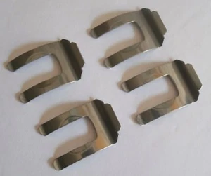 Brake Hose Retaining Clips Set 4 PACK Volkswagen T1 Bug Beetle T2 Bus Ghia T3 - Bild 1 von 2