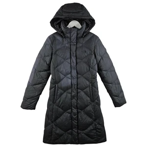 The North Face Womens Black 550 Long Goose Down Puffer Coat Size XS - Picture 1 of 22