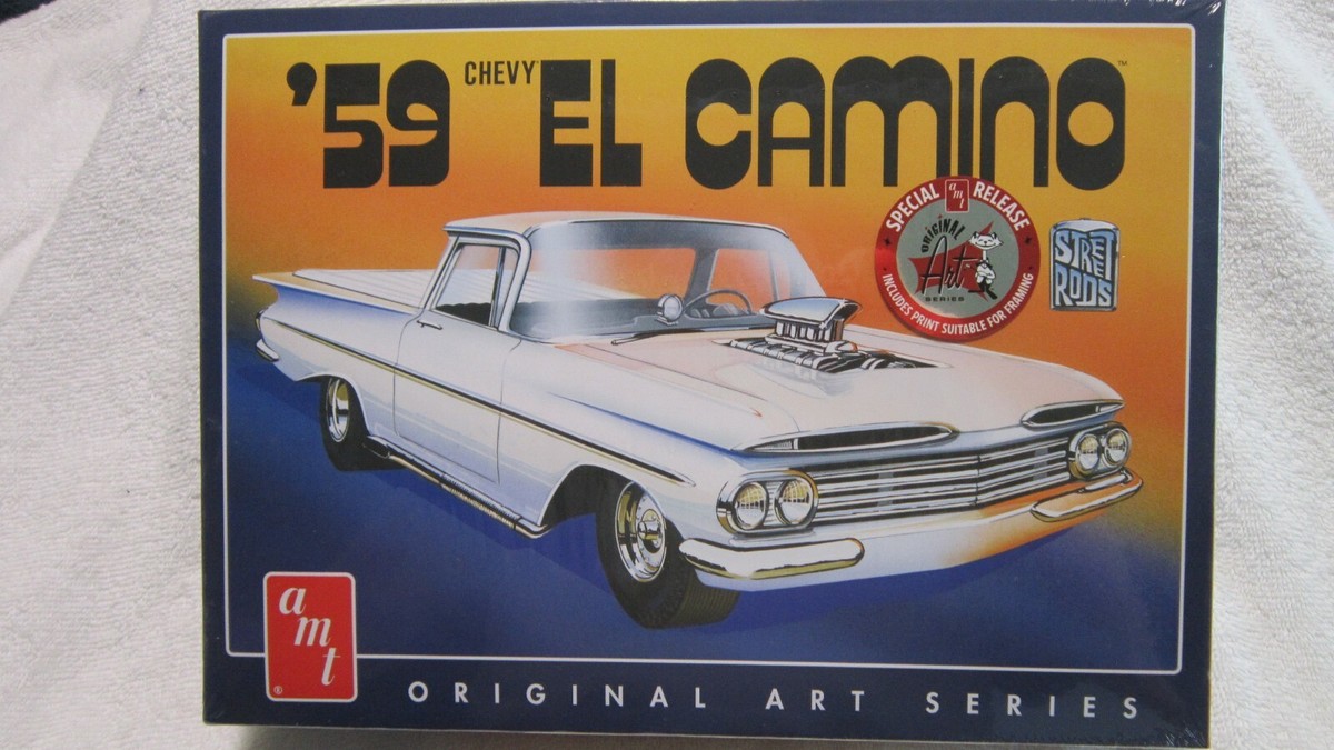 希少！激レア！当時物！ amt '59 EL Camino 3IN1 AMT 1058 1959 Chevy EL CAMINO 3n1 Model Car Mountain FS 1/25