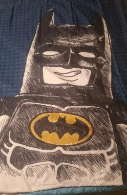 Lego Sketchy Batman Fabric, Comforter Cover Shell Reversible twin Bed Boys Girls - Image 1 of 4