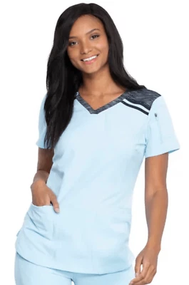 Tragaluz Dickies #DK740. Top cuello en V. Exfoliante médico tamaño mediano Foto 1 de 4