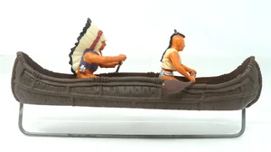 BRITAINS WILD WEST AMERICAN INDIAN CANOE - Picture 1 of 6
