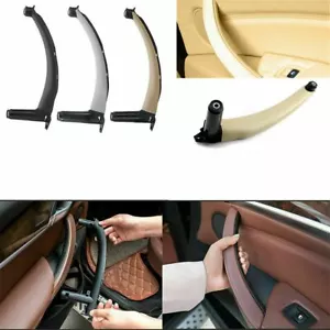 Driver Left Inner Door Panel Handle Pull Trim Cover Fit BMW E70 X5 2007-2014 - Picture 1 of 10