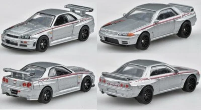 Hot Wheels Premium 2 Pack Nismo Nissan GT-R R32 R34 - Japanese Import MOC - Image 1 of 3