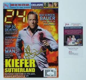 Kiefer Sutherland Signed 24 The Official Magazine Jack Bauer 2007 JSA COA - Picture 1 of 2