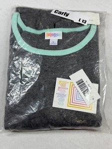 New Women's LuLaRoe Carly High Low Summer Casual Short Sleeve Dress Large 13 - Picture 1 of 2