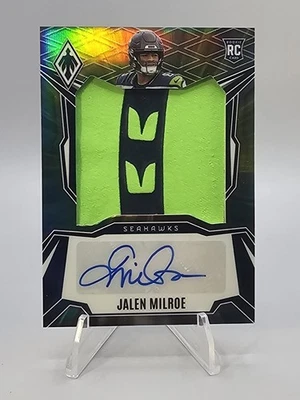 2025 Panini Phoenix #RPS-JME Jalen Milroe Colorburst Rookie Patch Auto 18/25 💥 - Image 1 of 2
