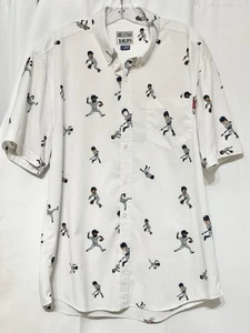 RSVLTS MLBPA New York Yankees XL White Short Sleeve Button Up Shirt Aaron Judge - Picture 1 of 8