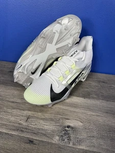 Men's Nike Alpha Menace 4 Elite Football Cleats White FD7036-100 Size 9.5 - Picture 1 of 7