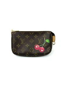 Louis Vuitton Takashi Murakami Cerises Cherry Bucket Pochette Accessories Pouch - Picture 1 of 12