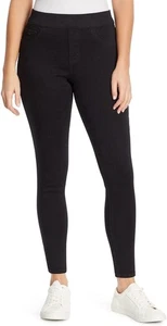NINE WEST Ladies Heidi Pull On Pant - Jet Black 4 - Picture 1 of 2