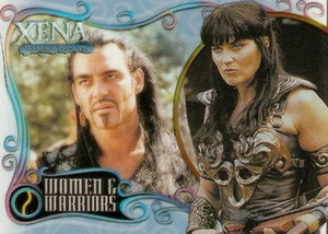 Xena Art&Images WW3 Xena& Borias~Women&Warriors insert card #84/500~Lucy Lawless - Picture 1 of 2