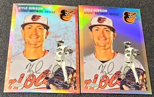 2023 Topps Chrome Platinum Rose Gold /75 Anniversary Kyle Gibson Refractor #259 - Picture 1 of 2
