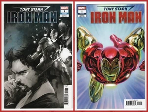 TONY START IRON MAN #1 (1:50) VARIANTE BOCETO ALEX ROSS & PARTY 2018 CASI NUEVO- CASI NUEVO - Imagen 1 de 7