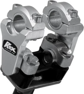 Rox Aluminum Universal Elite 2 Inch Pivoting Risers For 7/8 & 1 1/8 Handlebars - Picture 1 of 2