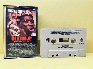 OLATUNJI! DRUMS OF PASSION SHANGO RARE MUSIC CASSETTE CBS ODUN DE! OLATUNJI - Picture 1 of 1