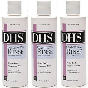 DHS CONDITIONING RINSE w/ Panthenol Fragrance-Free 8oz ( 3 pack ) - Picture 1 of 1