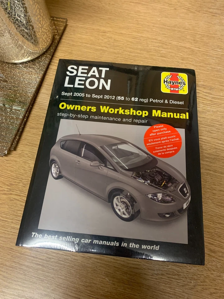 Seat Leon MK2 Cupra Haynes Workshop Repair Manual NEW Still In Wrapper - Image 1 of 3