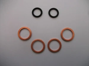 KIT DE SELLADO Y LAVADORA SUZUKI GSF 600 650 1200 Bandit mejorado enfriador de aceite y manguera - Imagen 1 de 4