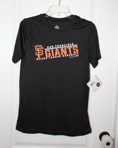 NWT San Francisco Giants MLB Majestic S/S Performance Tee Shirt Boys L 14/16 - Picture 1 of 7
