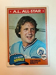 1981 Topps #700 George Brett Kansas City Royals MLB HOF