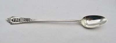 Cuchara de julepe Rose Point de Wallace de plata esterlina té helado menta 7-5/8" Foto 1 de 2