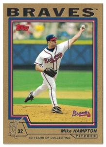 2004 Topps Gold #104 Mike Hampton Atlanta Braves #/2.004 - Bild 1 von 2
