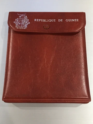 1970 Republic of Guinea "Ancient Egypt" 500 Francs 7pc Silver Coin Proof Set Cover